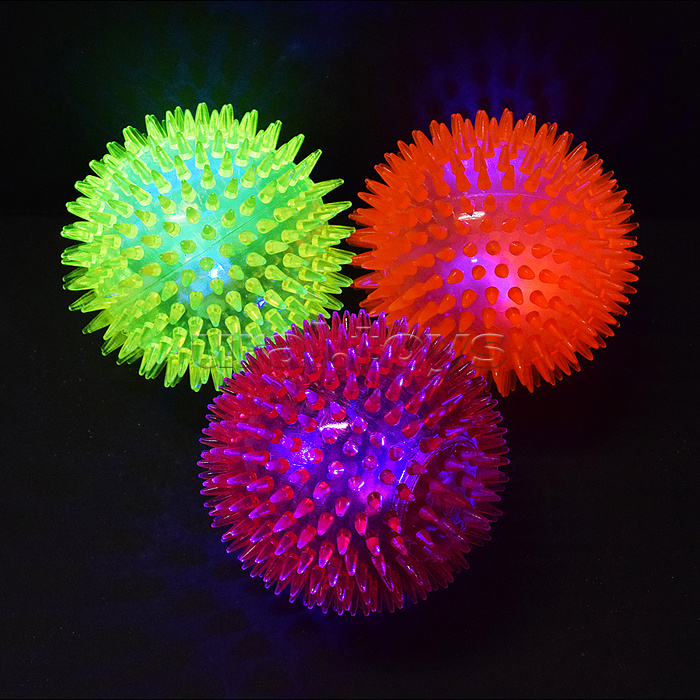 Мяч-ёж "Неоновый цвет-3" (10 см.) в коробк