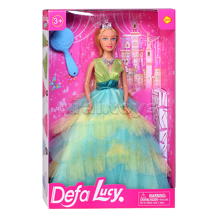 Кукла в бальном платье с аксессуарами,