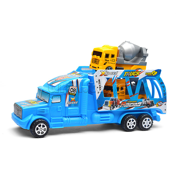 Автовоз "Строительные автомобили" под колпаком