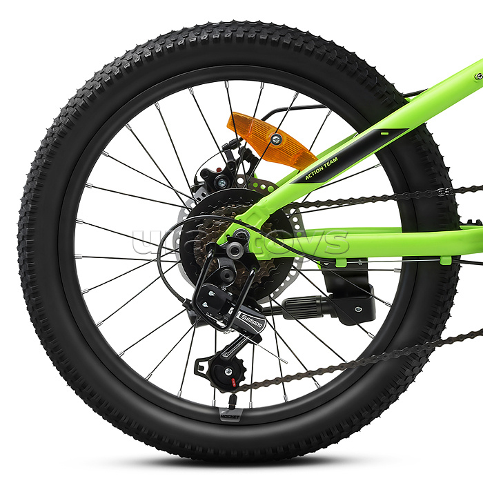 Велосипед 20" Rocket Crux 4.0 , цвет зеленый, размер 11"