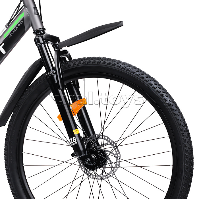 Велосипед 26" Rocket Azkar Pro, цвет серый, размер 18"