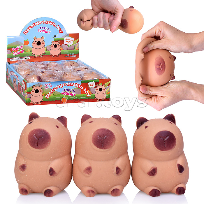 Игрушка-антистресс "Милая капибара" Игрушка-антистресс "Милая капибара"