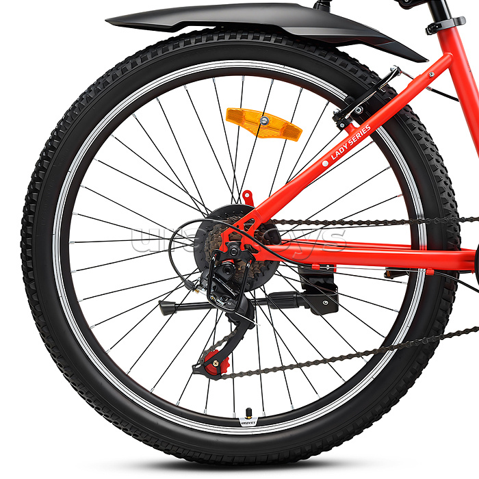 Велосипед 26" Rocket Vela 1.0, цвет красный, размер 15"