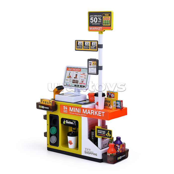 Игровой набор супермаркет "Дорожный магазин" в коробке