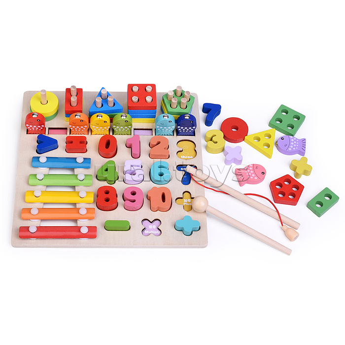 Игра развивающая "Веселая рыбалка - считалка"