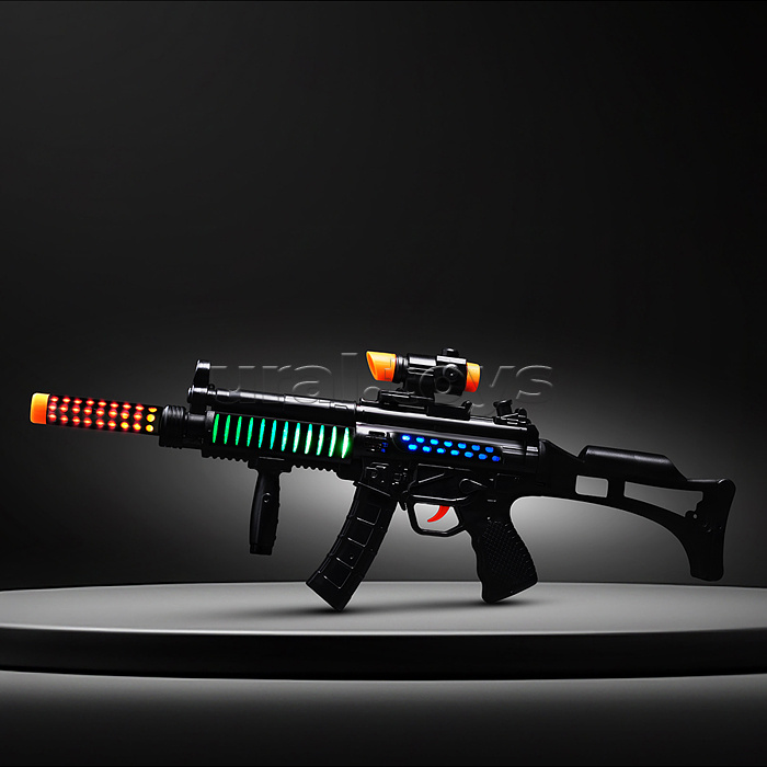 Набор полицейского "Под прикрытием" (автомат,очки,граната,нож) в коробке