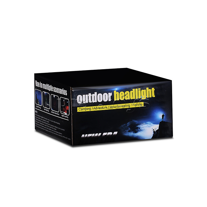 Фонарь налобный аккумуляторный, 400 мАч