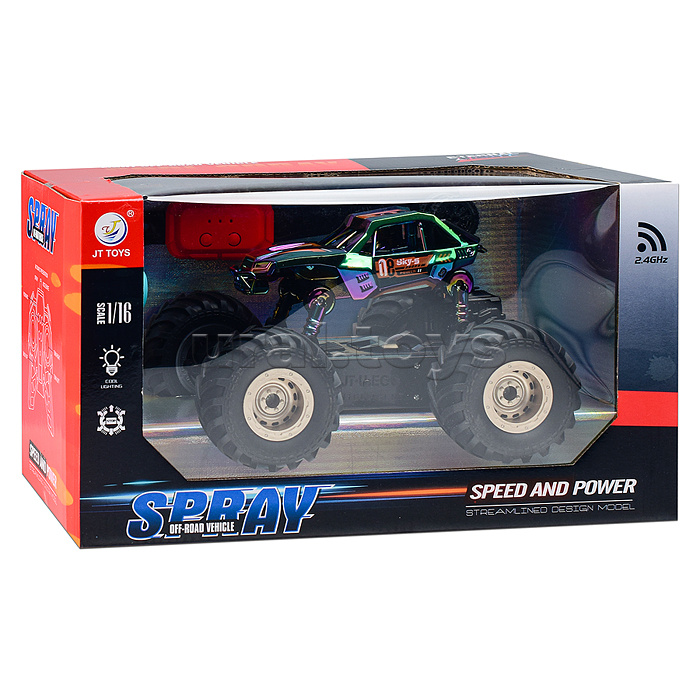 Машина "Вжух" р/у, 27 MHz, в коробке