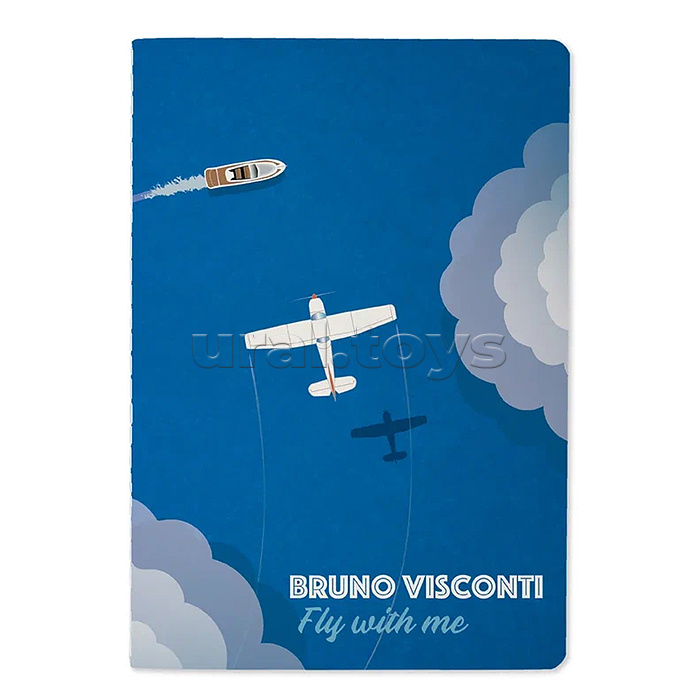 Блокнот-тетрадь 40л. клетка "Fly with me"