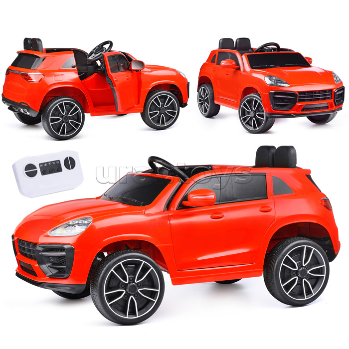 Электромобиль U023391Y "Виват" на аккумуляторе, с р/у управлением, в коробке (красный) царапины потё