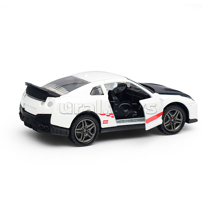 Белая инерционная машинка Купе die-cast,1:32, открывающиеся двери Белая инерционная машинка Купе die-cast,1:32, открывающиеся двери