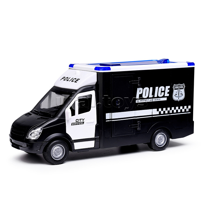 Машина "Rescue service" (свет, звук) цвет черный, в коробке