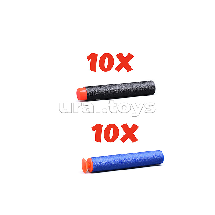 Автомат "Шорох" с мягкими пулями и мишенью, в коробке