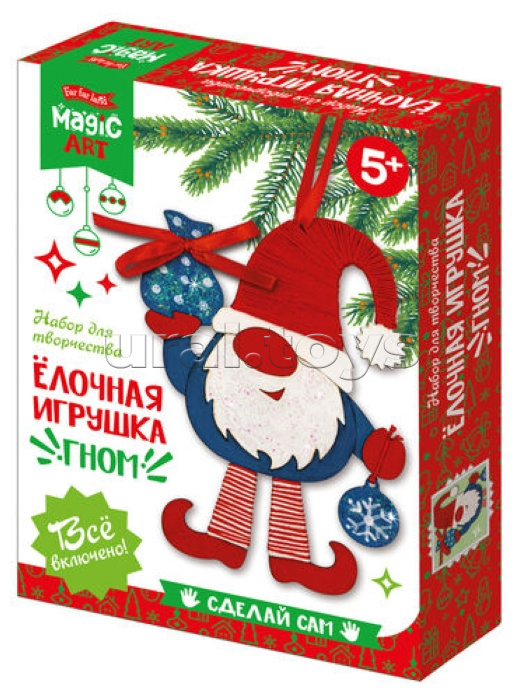 Набор для творчества. Ёлочная игрушка "Гном" Набор для творчества. Ёлочная игрушка "Гном"