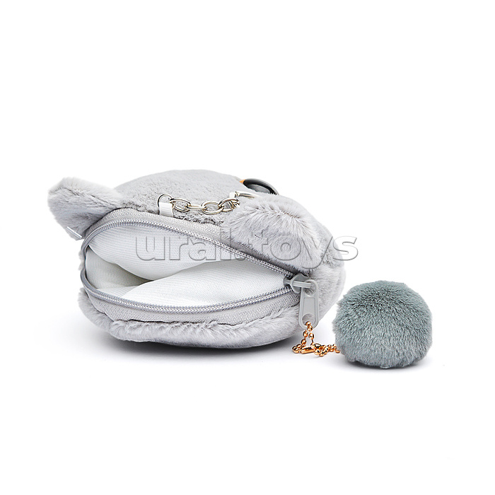 Мягкий брелок-кошелек "Кошечка" 11см