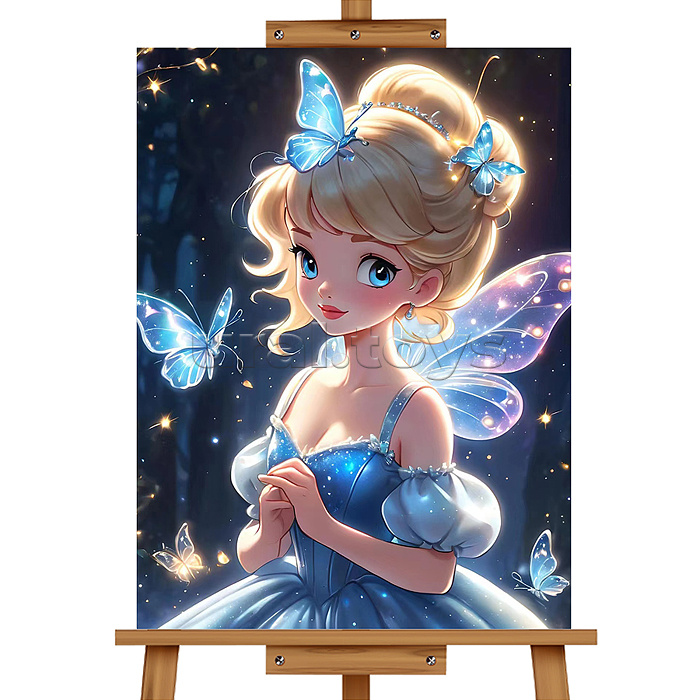 Мозаика алмазная "Сказочная фея" 30*40см.