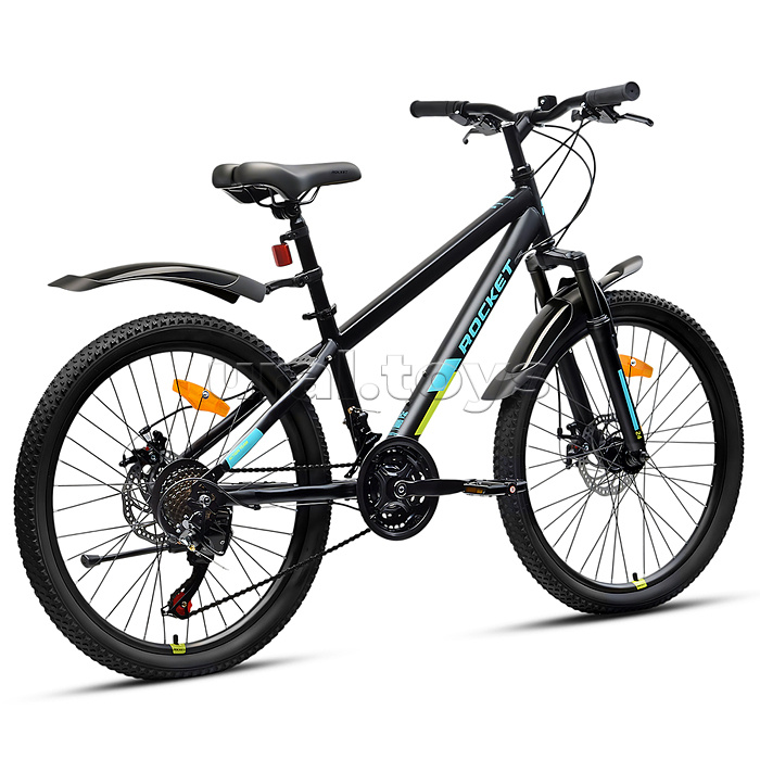 Велосипед 24" Rocket Aries 2.0 , цвет черный, размер 13"