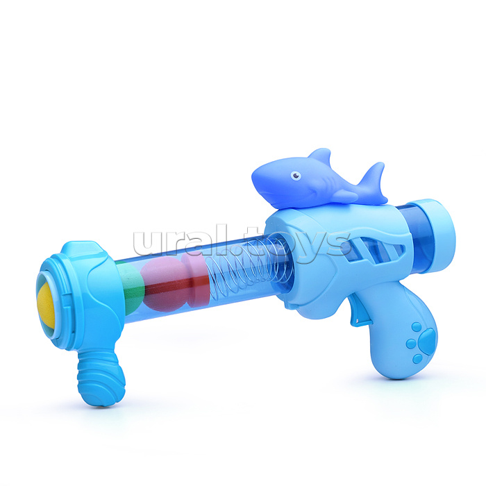 Бластер "Air gun" голубой, в коробке Бластер "Air gun" голубой, в коробке