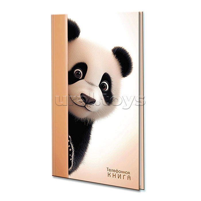 Телефонная книга с вырубкой А5, 80л. лин. Уф-лак "Панда" Телефонная книга с вырубкой А5, 80л. лин. Уф-лак "Панда"