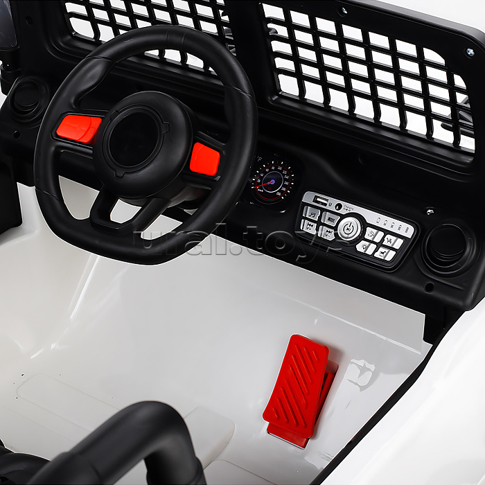 Электромобиль детский "Городской внедорожник" (цвет белый)