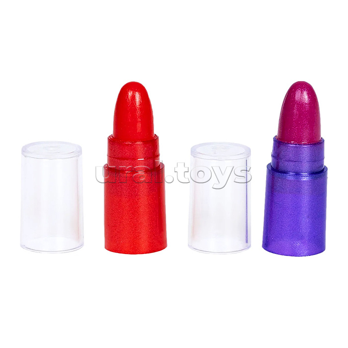 Набор детской декор. косметики Eva Moda, BOX 20х5,5х17,8см, косметичка-сумочка с бантиком, тени для век 7 оттенков (5,4г),помада 2 оттенка (1г), блеск для губ 12 оттенков (9,6г), аппликатор 1шт., кисточка 1шт., 2 резиночка для волос