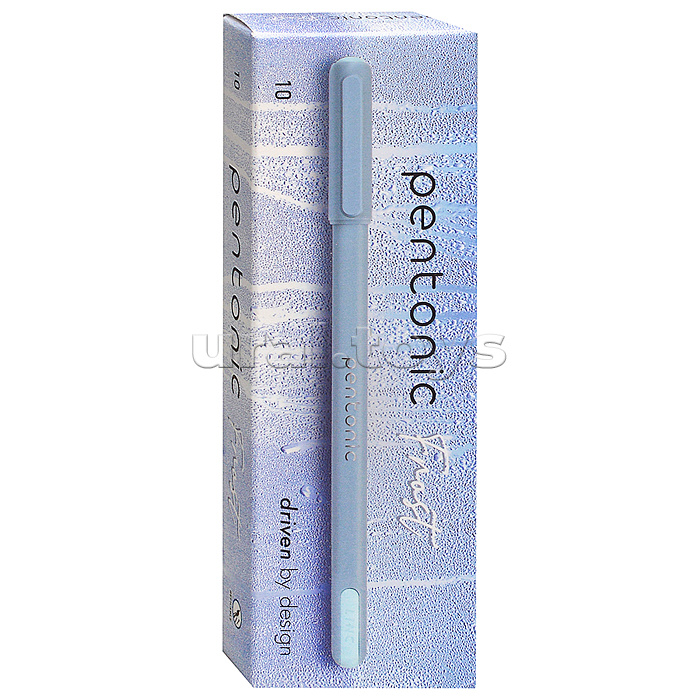 Ручка шариковая Pentonic Frost синий 0,7 мм голуб. кругл. корп. игольчатый наконечник Ручка шариковая Pentonic Frost синий 0,7 мм голуб. кругл. корп. игольчатый наконечник