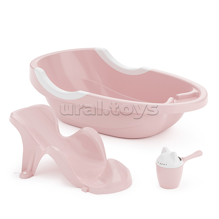 Набор для купания детский (розовый)