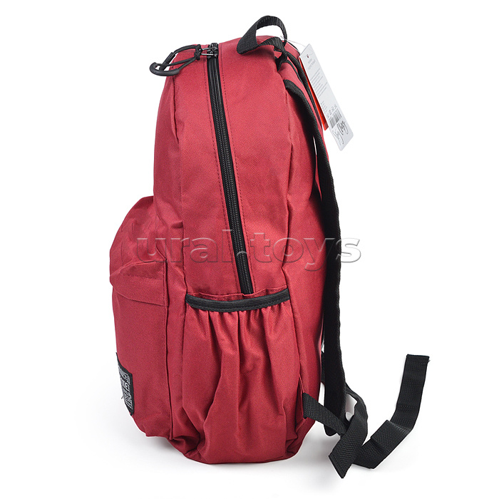 Рюкзак "Red" подростковый 40x29x17 см (14 л) 250 г, 1 отделение на молнии, 1 передний карман, 2 боковых кармана, красный