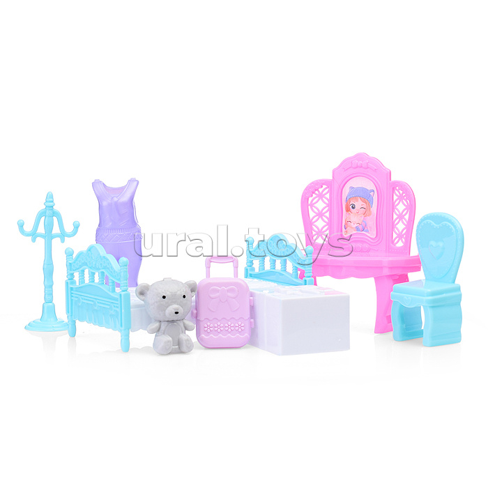 Кукла с аксессуарами, в пакете