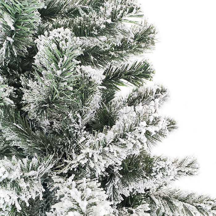 Ель искусственная "Вьюга" зеленая заснеженная 1,5 м