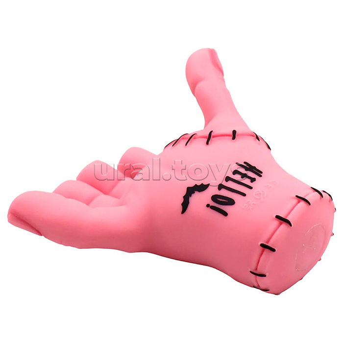 Тянучка Zombie Hand Elasticorps - розовая рука 20см