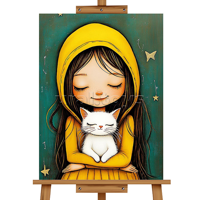 Набор для рисования "Картина по номерам 30х20 см. Доверие"