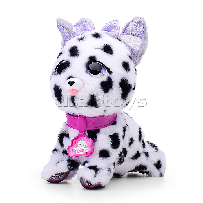 Собака "Боня" (сидит, лежит, ходит, издает звуки) в коробке