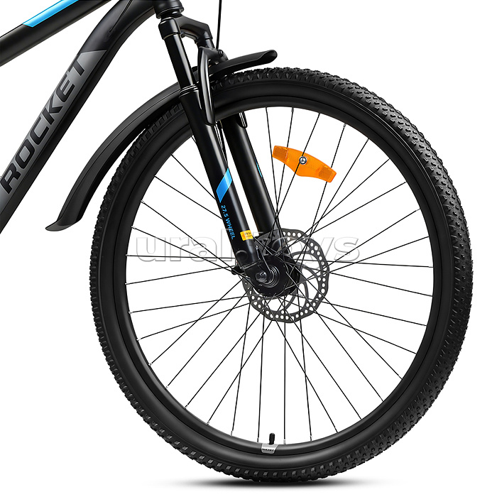 Велосипед 27,5" Rocket Crater 27.5, цвет черный, размер 18"