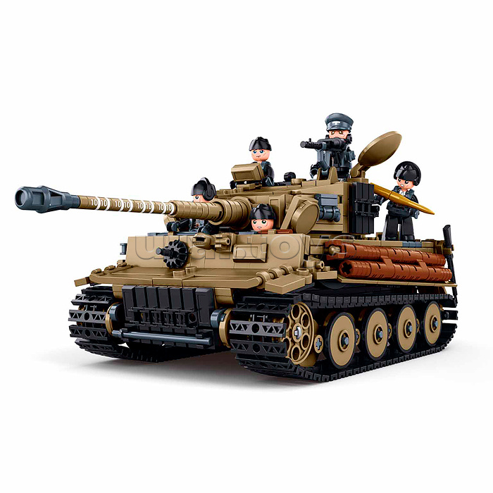 Конструктор "Немецкий тяжелый танк "Тигр" (943 дет.) в коробке