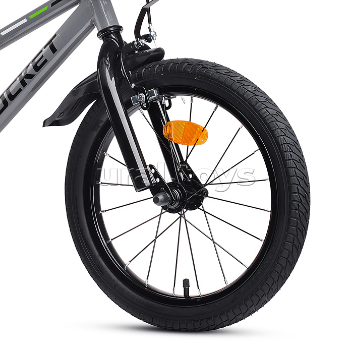 Велосипед 16" Rocket First, цвет серый