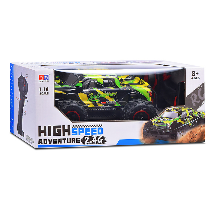 Машина "Горный" р/у, 27 MHz. (свет,звук) в коробке