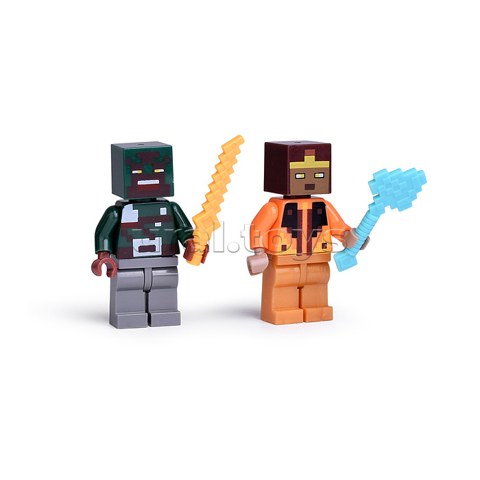 Фигурки для конструктора "Мой мир" 4шт (с магнитными кубиками)