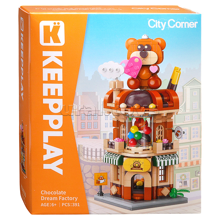 Конструктор "Шоколадная фабрика "Мишутка" (391 дет.) в коробке