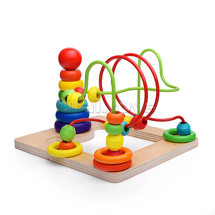 Игра развивающая "Лабиринт и пирамида"