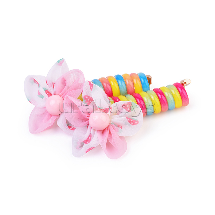 Набор заколок для волос "Радужная пружинка" (2 шт)