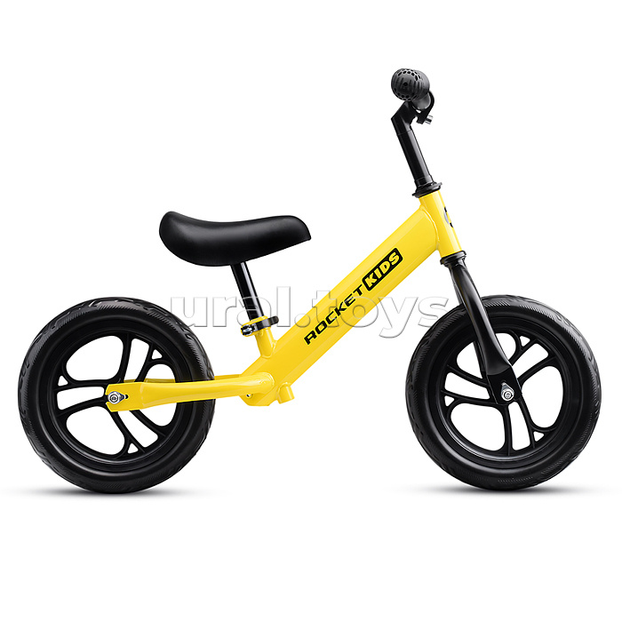 Беговел 12" Rocket, колеса EVA, цвет желтый,