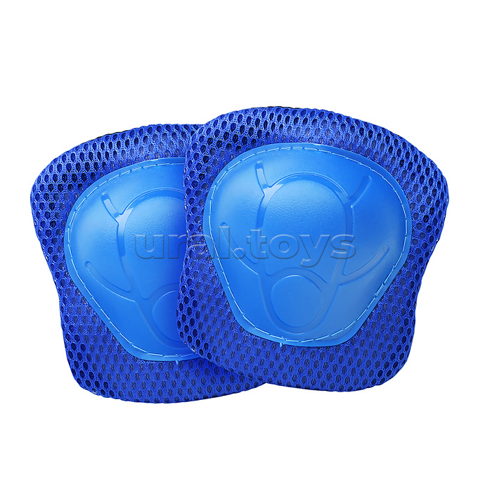 Ролики детские (размер M) с защитой для катания, синий, в коробке