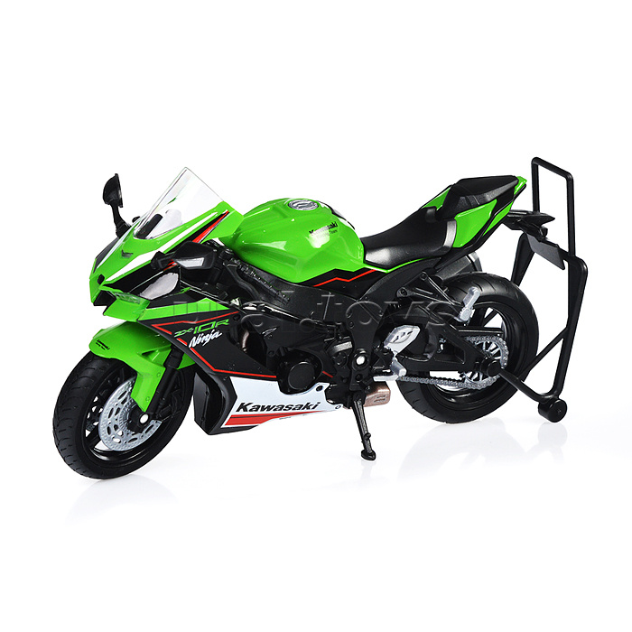 Мотоцикл 1:12 Kawasaki Ninja ZX-10R, зеленый