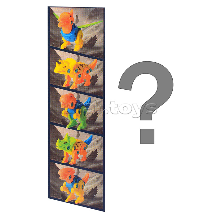 Конструктор "Динозавр" с отверткой, в коробке Конструктор "Динозавр" с отверткой, в коробке