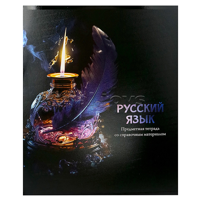 Тетрадь 48л. линия Русский язык "Магия предмета" стандарт, хол ф.,тв.л