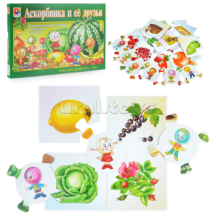 Настольная игра "Аскорбинка и ее друзья-1"