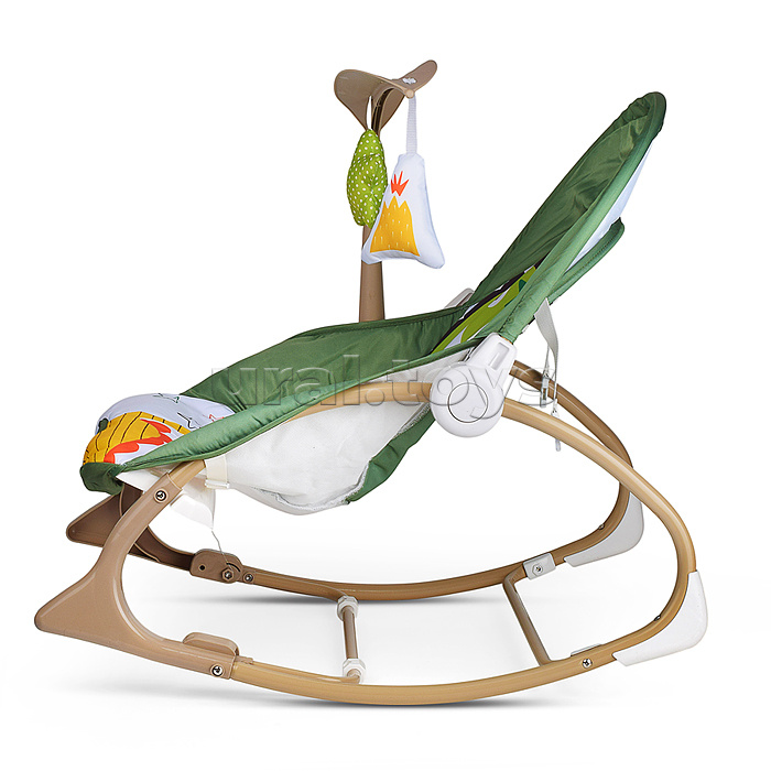 Шезлонг детский "Динозаврик" музыка, вибрация, в коробке