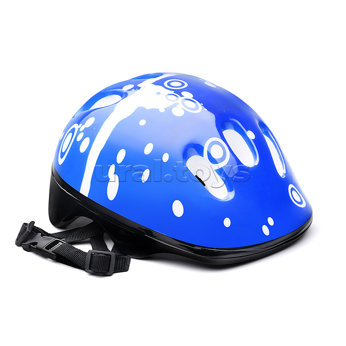 Ролики детские (размер M) с защитой для катания, синий, в коробке