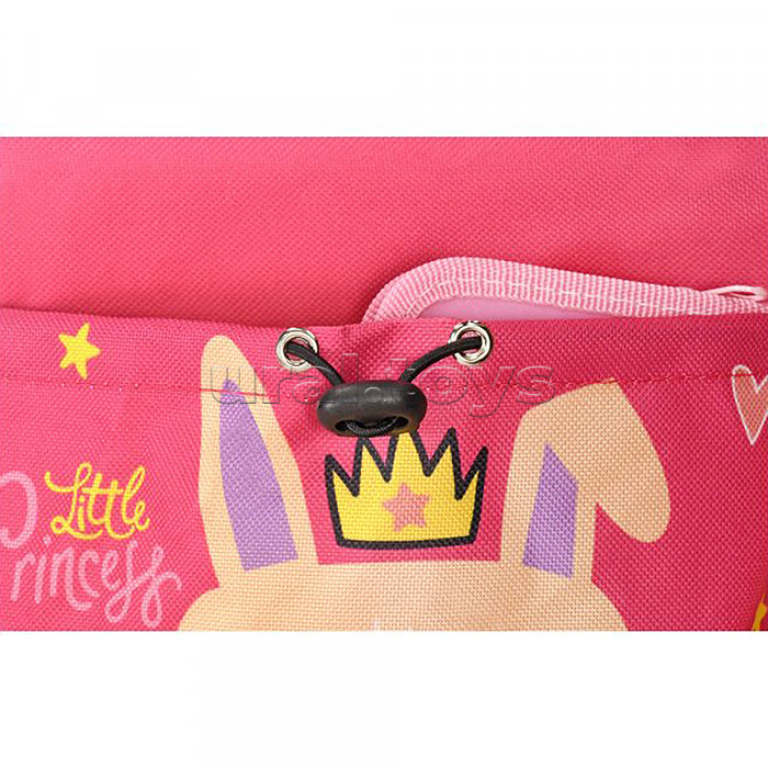 Кармашки-органайзер в шкафчик для детского сада 5 карманов 83x24 см розовый